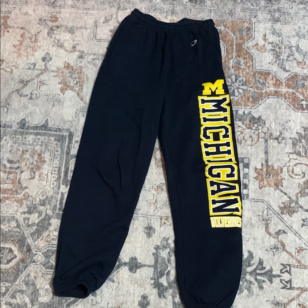 Dark navy blue Michigan Wolverines Sweatpants
